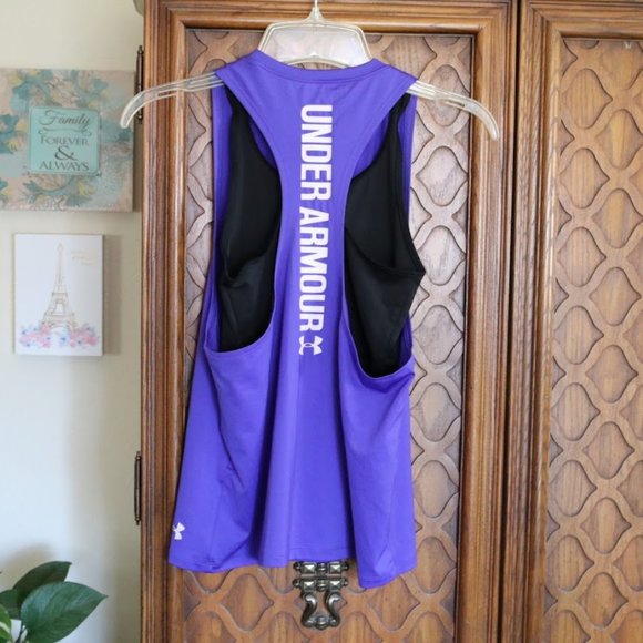 SOLD Under Armour Heat Gear 2-in-1 Muscle Tank Style #1298832 - Picture 7 of 15